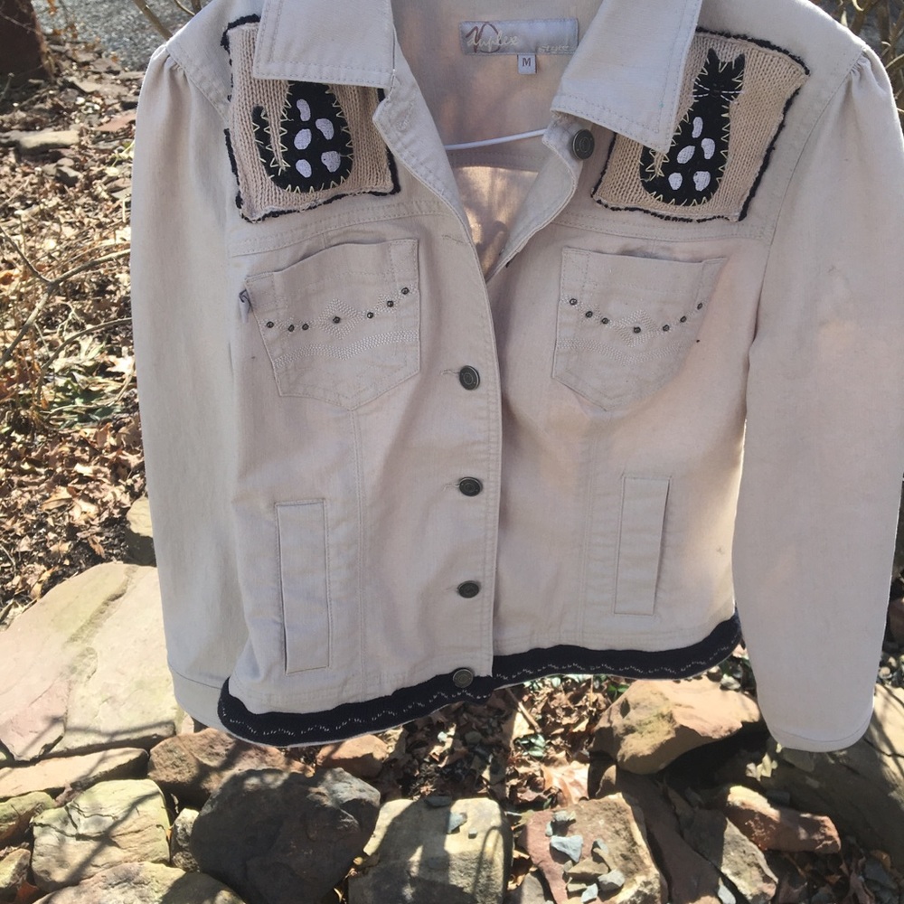 Upcycled jean jacket